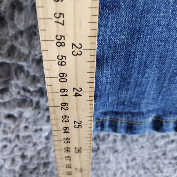 Wrangler Jeans Womens Size 12 Blue Slim Boot Retro Stretch Denim Casual - Picture 8 of 12